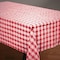 Hoffmaster Red Gingham Tablecover, 54"x108", PK25 220670 - alternate 2
